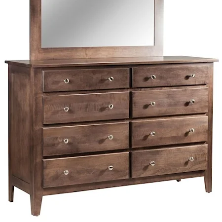 8-Drawer Double Dresser